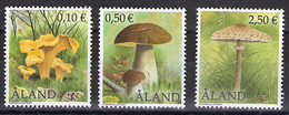 ALAND Champignons, Champignons, Yvert 214/16.  Neuf Sans Charniere. MNH - Mushrooms