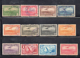 Costa Rica 1934 Lot Of The Classics Air Issue Used - Costa Rica