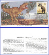 US #3136l U/A MYSTIC FDC   Dinosaurs Daspletosaurus - 1991-2000