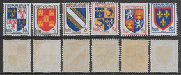 Francia France 1953 Armoiries Coat Of Arms YT N.951-954,958-959 Complete Set MNH ** - Unused Stamps