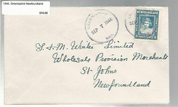 36268 ) Canada Newfoundland Cover Postal History - 1908-1947