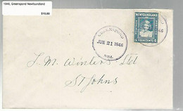 36270 ) Canada Newfoundland Cover Postal History - 1908-1947