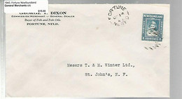 36275 ) Canada Newfoundland Cover Postal History - 1908-1947