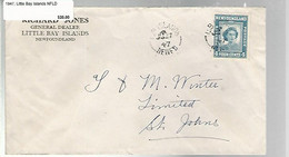 36284 ) Canada Newfoundland Cover Postal History - 1908-1947