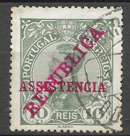 Portugal 1911 - PORTEADO - D. Manuel II OVP "República" E "Assistência" - Afinsa 01 - Gebruikt