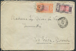 GUINÉE FRANCAISE - N° 67 & 68 / LETTRE DE CONAKRY LE 30/10/1917 POUR LA FRANCE - B - Lettres & Documents