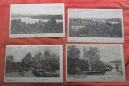 Lot Of 4 Cards. White Lake.   New York       Ref 5727 - Altri & Non Classificati