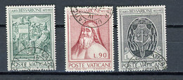 VATICAN - CARDINAL BESSARIONE - N° Yvert 549/551 Obli. - Used Stamps