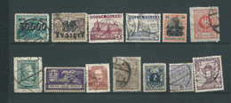 Pologne   - Lot  13 Timbres Oblitérés  - Ava 32006 - Andere & Zonder Classificatie