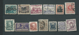 Pologne   - Lot  13 Timbres Oblitérés  - Ava 32006 - Other & Unclassified