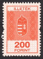 2004 2000 Hungary Ungarn Hongrie - Revenue Judaical Tax Stamp - 200 Forint - MNH - Fiscali