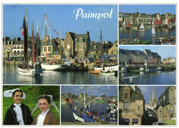 PAIMPOL - LA COTE DU GOELO - LE PORT - LA COIFFE REGIONALE ET LE CENTRE VILLE - Paimpol