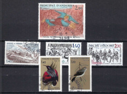 ANDORRE FRANCAIS 1980-81: Lot D'obl. CAD PJ - Used Stamps