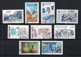 ANDORRE FRANCAIS 1991: Lot D'obl. CAD PJ - Usati