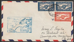 Portugal, 1939 - Correio Aéreo, 1ª Expedição Lisboa > Nova York / Air Mail, 1st Expedition Lisbon > New York - Brieven En Documenten