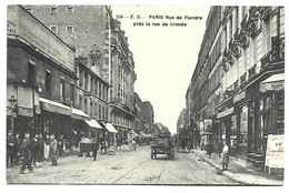 PARIS - Rue De Flandre Près La Rue De Crimée - Arrondissement: 19