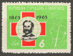 HENRY DUNANT / Nurse - Red Cross Rotes Croix Rouge 1963 ALBANIA - MNH - Henry Dunant