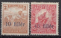 HUNGARY Temisvar 1-2,unused,falc Hinged - Local Post Stamps