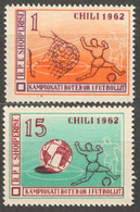 1962 FIFA World Cup CHILE - Football Soccer / Ball Globe Earth - ALBANIA - MNH - 1962 – Cile