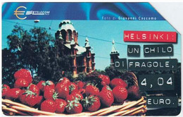 Scheda Telefonica TELECOM ITALIA "EURO - HELSINKI" - Catalogo Golden Lira Nr. 1089, Usata - Alimentazioni