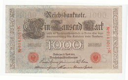 1911 BERLIN 1000 RMARK REICHSBANKNOTE-MM473 - 1000 Mark