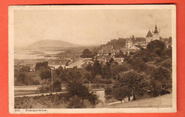 ZTU-19 Estavayer-le-lac Vue Générale. Sepia.  Cachet Giubiasco 1925 Pour Vichy.  Dénéréaz 9070 - Estavayer