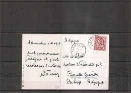 Alexandrie ( CP De 1910 De Alexandrie Vers La Belgique à Voir) - Covers & Documents