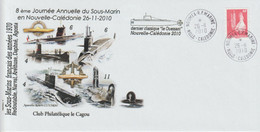14442  SOUS MARIN "OUESSANT" - Journée Annuelle Du Sous-Marin - NOUMÉA RP MARINE - 2010 - Briefe U. Dokumente
