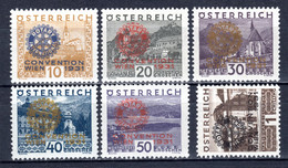 ÖSTERREICH, 1931 Internationaler Rotary-Kongress, Ungebraucht * - Unused Stamps