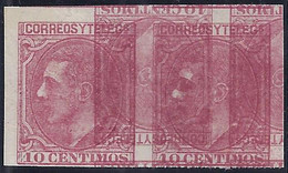 ESPAÑA1879 - Edifil #202 - Sin Goma (*) Maculatura - Nuevos