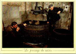 (2 J 1) France - Wine Barrel  - Tonneaux - Le Pressoir Du Raisin - Vignes