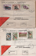 Monaco - Lot De 16 Devants De Lettres Recommandes Contre Remboursement Dont Bonnes Valeurs - Briefe U. Dokumente