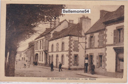 Cpa Dept 56 - Cleguerec - La Mairie - Pompe à Essence  (voir Scan Recto-verso) - Cleguerec