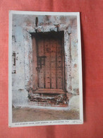 Old Spanish Door.   Fort Marion  St Augustine   Florida      Ref 5729 - St Augustine