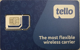 USA : GSM  SIM CARD  : TELLO  MINT - Cartes à Puce