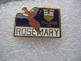 Pin's Du Village De ROSEMARY Au Canada - Musique