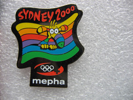 Pin's  Des Jeux Olympiques De SIDNEY En 2000, Sponsorisés Par Mepha - Jeux Olympiques