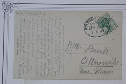 BC10  ELSASS FRANCE BELLE  CARTE   1909  MOLHSHEIM A OTTERSWEIBER+CACHET ZUG +++ +AFFR. PLAISANT - Brieven En Documenten