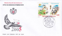 Monaco 2004 Cover: Football Fussball Calcio Soccer: FIFA World Cup 1930 Uruguay; 75 Years Of First Championship - 1930 – Uruguay