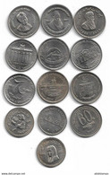 PAKISTAN COMEMMORATIVE COINS 13 DIFFERENT RARE DIFFERENT THEM CHINA , GERMANY COINS - Pakistan