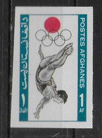 AFGHANISTAN  N° 761 * *   NON  DENTELE    JO 1964  Natation Plongeon - Tuffi