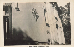 51 Favresse Guerre 1914 Carte Photo - Autres & Non Classés