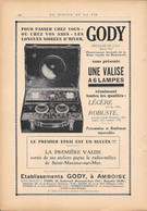 Gody Une Valise A 6 Lampes - Super Syntodyne 4 Lampe - Advertising 1928 - Unclassified