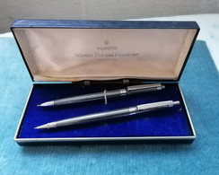 PENNA SFERA & PORTAMINA WHSMITH ATLANTIC SET 1980 VINTAGE AMERICAN SET - Stylos