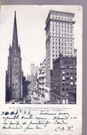 CPA - USA - NEW YORK - TRINITY CHURCH & AMERICAN SURTY BUILDING B'WAY - Brooklyn
