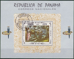 Delcampe - 1968 Panama, ( PA ) Mi: Bl. 85° Gemälde Von Tintoretto - Panama