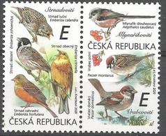 CZ 2020-1083-4 Birds CZECH, 2v, MNH - Nuevos