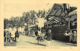 88-CONTREXEVILLE- FÊTE DES FELURS - LES TRIBUNES - Contrexeville