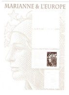 Variété Bloc Marianne De BEAUJARD - Unused Stamps