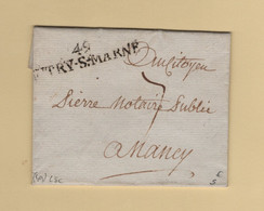 Vitry Sur Marne - 49 - Marne - Vitry Le Francois - Sans Correspondance - 1801-1848: Précurseurs XIX